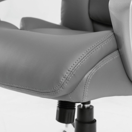 Кресло руководителя Brabix Premium Level EX-527 кожа, серое 531937 фото 3